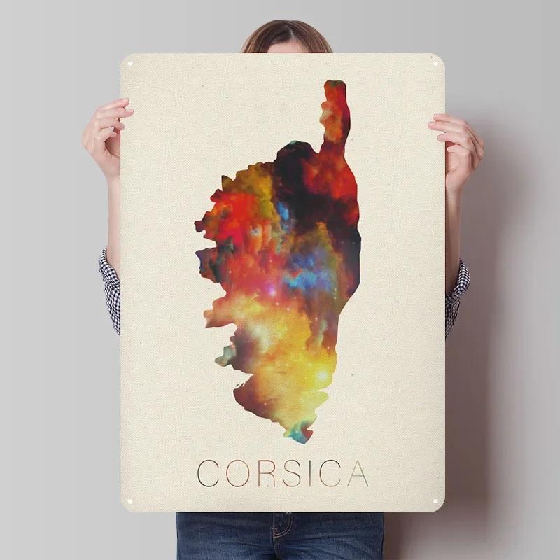Corsica Watercolor Map Poster Map Metal Sign Pictures Wall Decoration Items Custom Tin Plaques for Wall Art Decoration Man Cave 7.9x11.8In(20x30cm)
Corsica Watercolor Map Poster Map Metal Sign Pictures Wall Decoration Items Custom Tin Plaques for Wall Art Decoration Man Cave 7.9x11.8In(20x30cm)