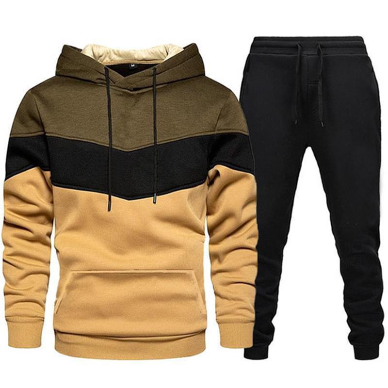 Men s Color Block Hooded Sweatshirt and Jogger Pants Set, Sporty Pullover with Drawstring, Casual Gym Outfit S
Men s Color Block Hooded Sweatshirt and Jogger Pants Set, Sporty Pullover with Drawstring, Casual Gym Outfit S