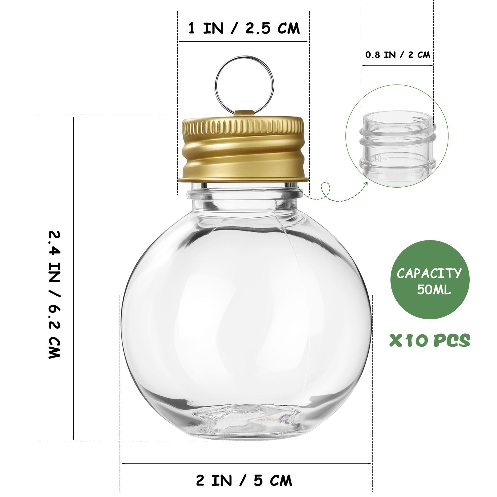 Operitacx 10Pcs Clear Bulb Bottles Airtight Lids Portable Juice Containers Holiday Christmas Decoration Packaging other
Operitacx 10Pcs Clear Bulb Bottles Airtight Lids Portable Juice Containers Holiday Christmas Decoration Packaging other