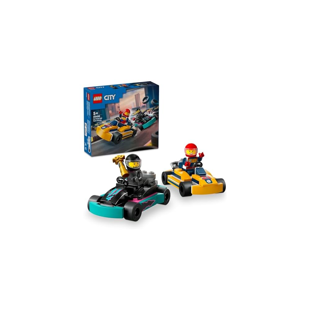 LEGO City Go-Kart and Race Driver Toy Set Educational Building Blocks for Kids Ages 5-8
LEGO City Go-Kart and Race Driver Toy Set Educational Building Blocks for Kids Ages 5-8
