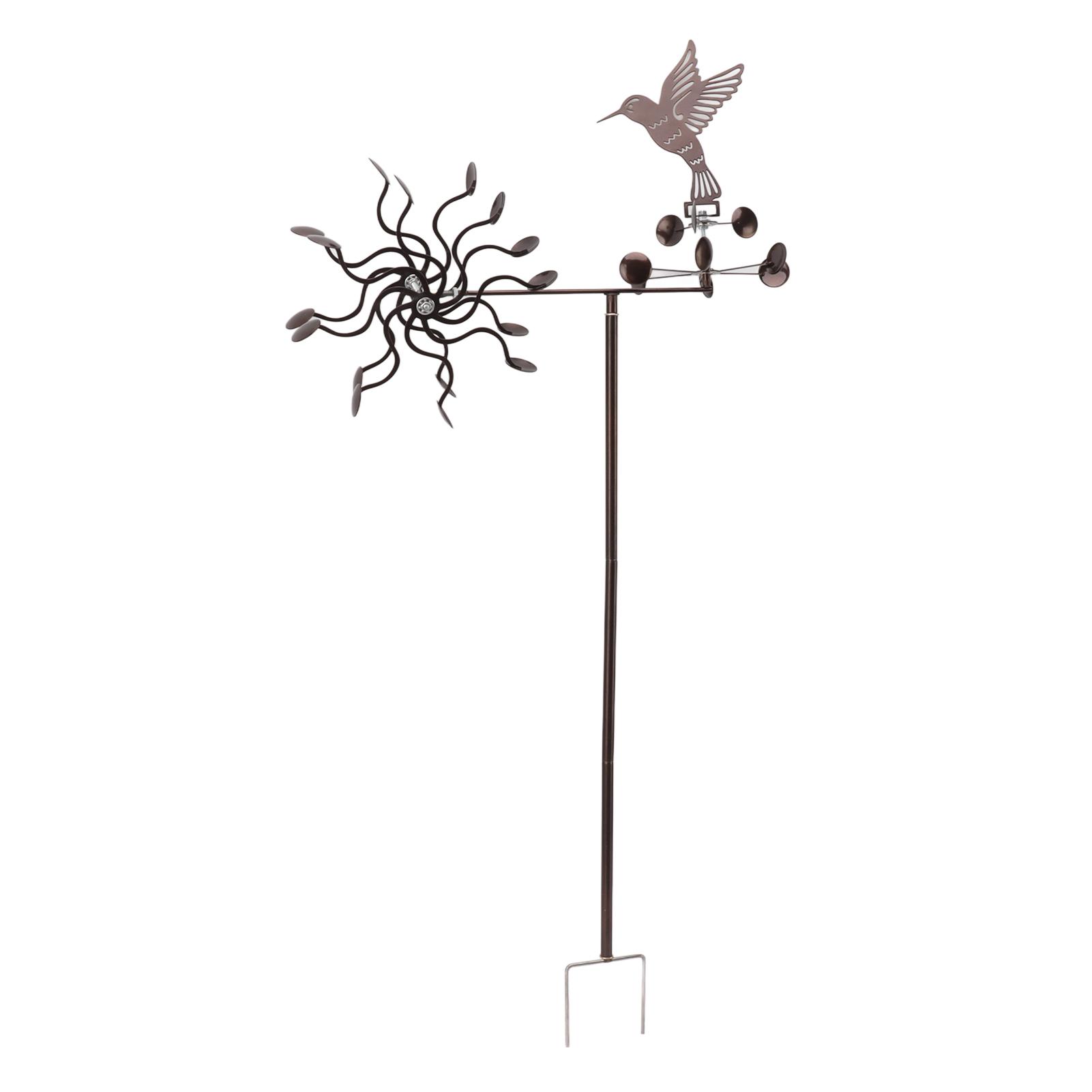Wind Spinners Iron Hummingbird Metal Windmill Wind Sculpture for Outdoor Lawn Yard Patio Garden Ornaments
Wind Spinners Iron Hummingbird Metal Windmill Wind Sculpture for Outdoor Lawn Yard Patio Garden Ornaments