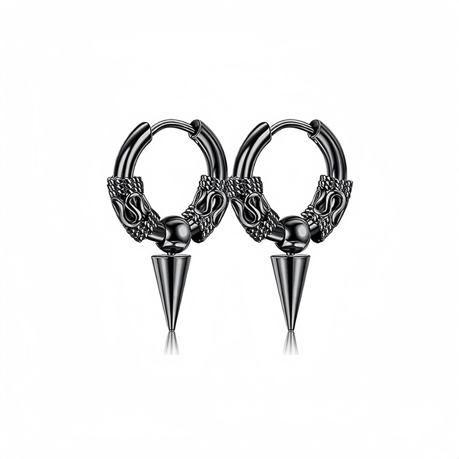 Punk Black Hoops Earrings For Woman Men s Stainless Steel Long Dangle Cross Chain Party Statement Earring Piercing Ear Jewelry
Punk Black Hoops Earrings For Woman Men s Stainless Steel Long Dangle Cross Chain Party Statement Earring Piercing Ear Jewelry