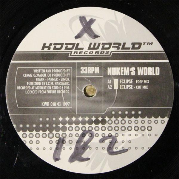 12inch Record NUKEM S WORLD - Eclipse KWR018 Kool World Reco 1997 UK Dance & Electronica Used
12inch Record NUKEM S WORLD - Eclipse KWR018 Kool World Reco 1997 UK Dance & Electronica Used