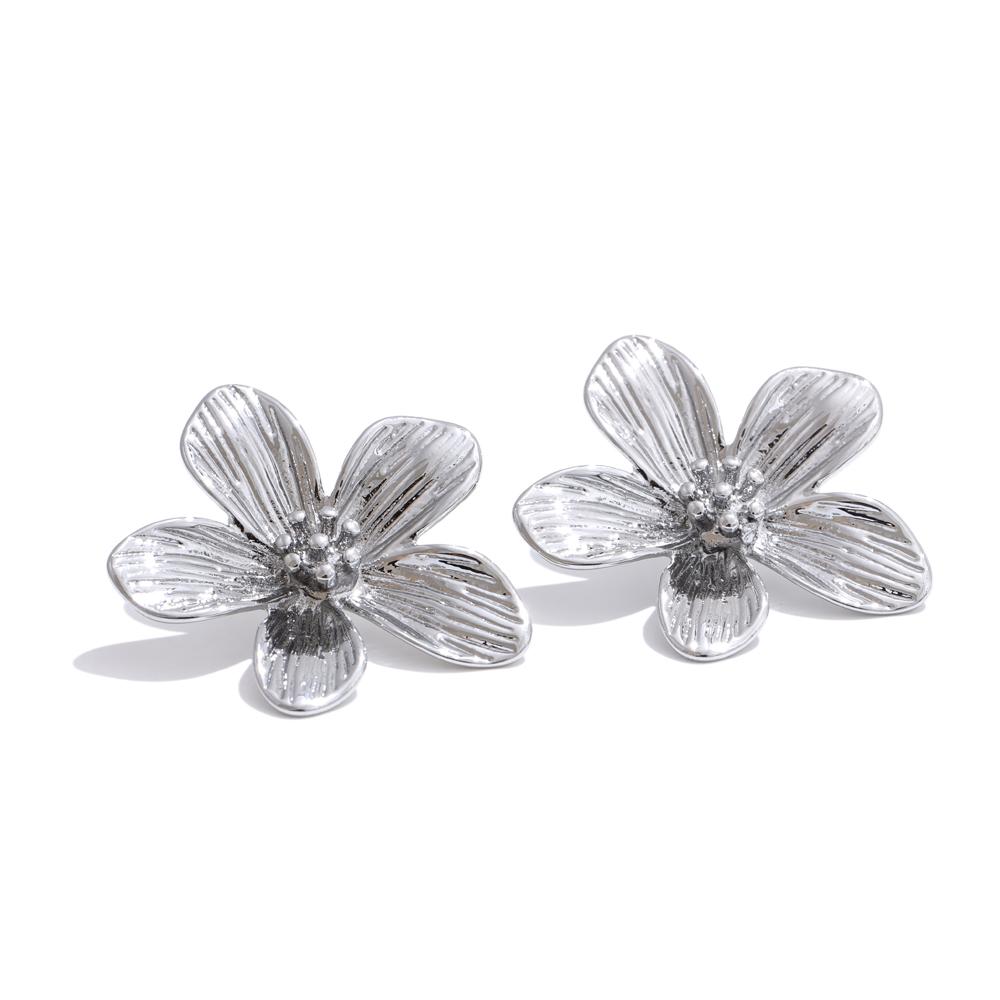 Yhpup Hot Style Stainless Steel Metal Flower Daily Stud Earrings Prevent Allergy Texture Versatile Trending Jewelry Recommend
Yhpup Hot Style Stainless Steel Metal Flower Daily Stud Earrings Prevent Allergy Texture Versatile Trending Jewelry Recommend