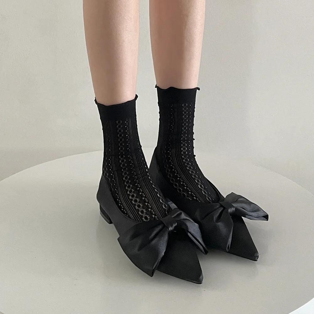 Летние носки, женские дышащие длинные носки с тонкой сеткой, однотонные однотонные носки в японском стиле в стиле Лолиты для девочек Kawaii, милые носки с рюшами
Летние носки, женские дышащие длинные носки с тонкой сеткой, однотонные однотонные носки в японском стиле в стиле Лолиты для девочек Kawaii, милые носки с рюшами
