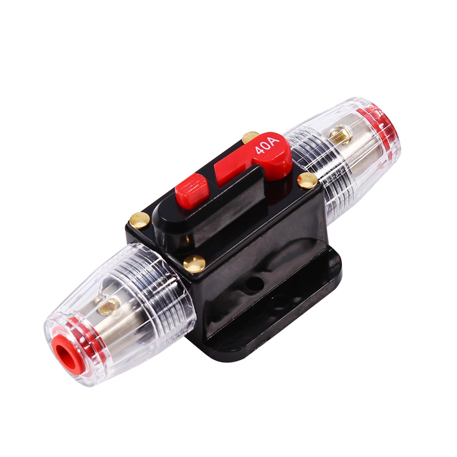 1pc 12V DC 40A Circuit Breaker Reset Fuse Resettable Convenient Easy Use for Car
1pc 12V DC 40A Circuit Breaker Reset Fuse Resettable Convenient Easy Use for Car