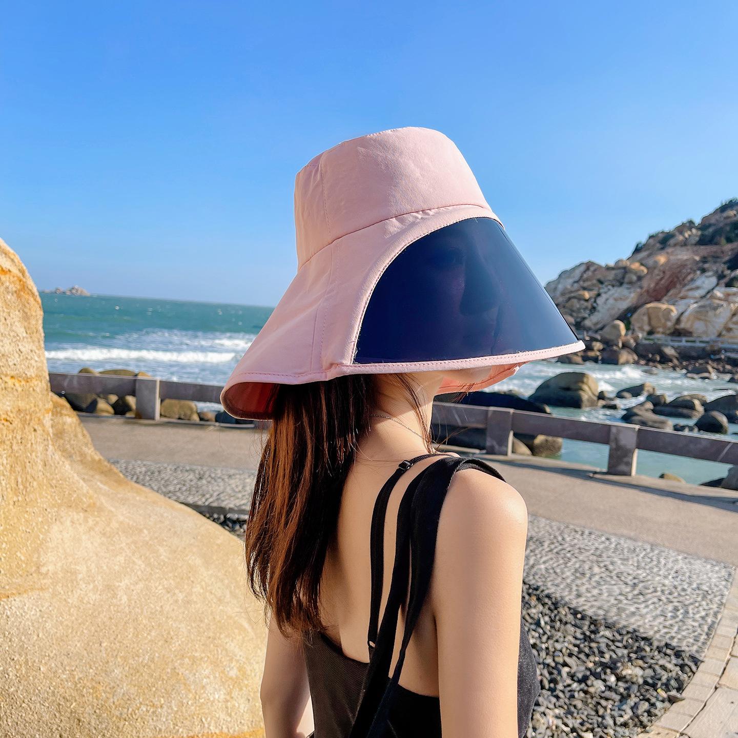 Wide Brim Face Cover Bucket Hat for Women Summer Sun Protection Beach Outdoor Fishing Cap with Shield UV Protection M 56-58cm
Wide Brim Face Cover Bucket Hat for Women Summer Sun Protection Beach Outdoor Fishing Cap with Shield UV Protection M 56-58cm