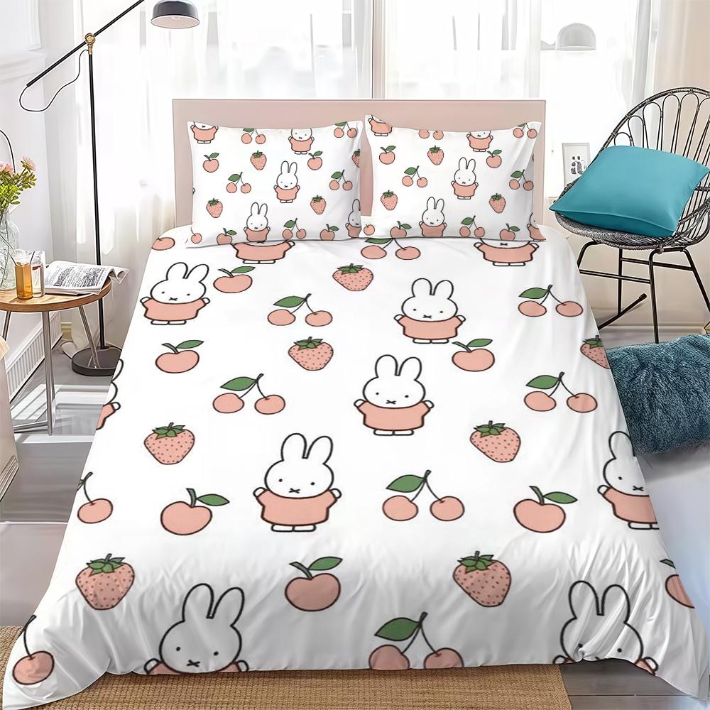 M-MiffyS Kawaii Duvet Cover Set Home Style Bedding Soft Laundry Cotton Bed 3 Piece Set Student Dormitory Gift 135x200cm
M-MiffyS Kawaii Duvet Cover Set Home Style Bedding Soft Laundry Cotton Bed 3 Piece Set Student Dormitory Gift 135x200cm