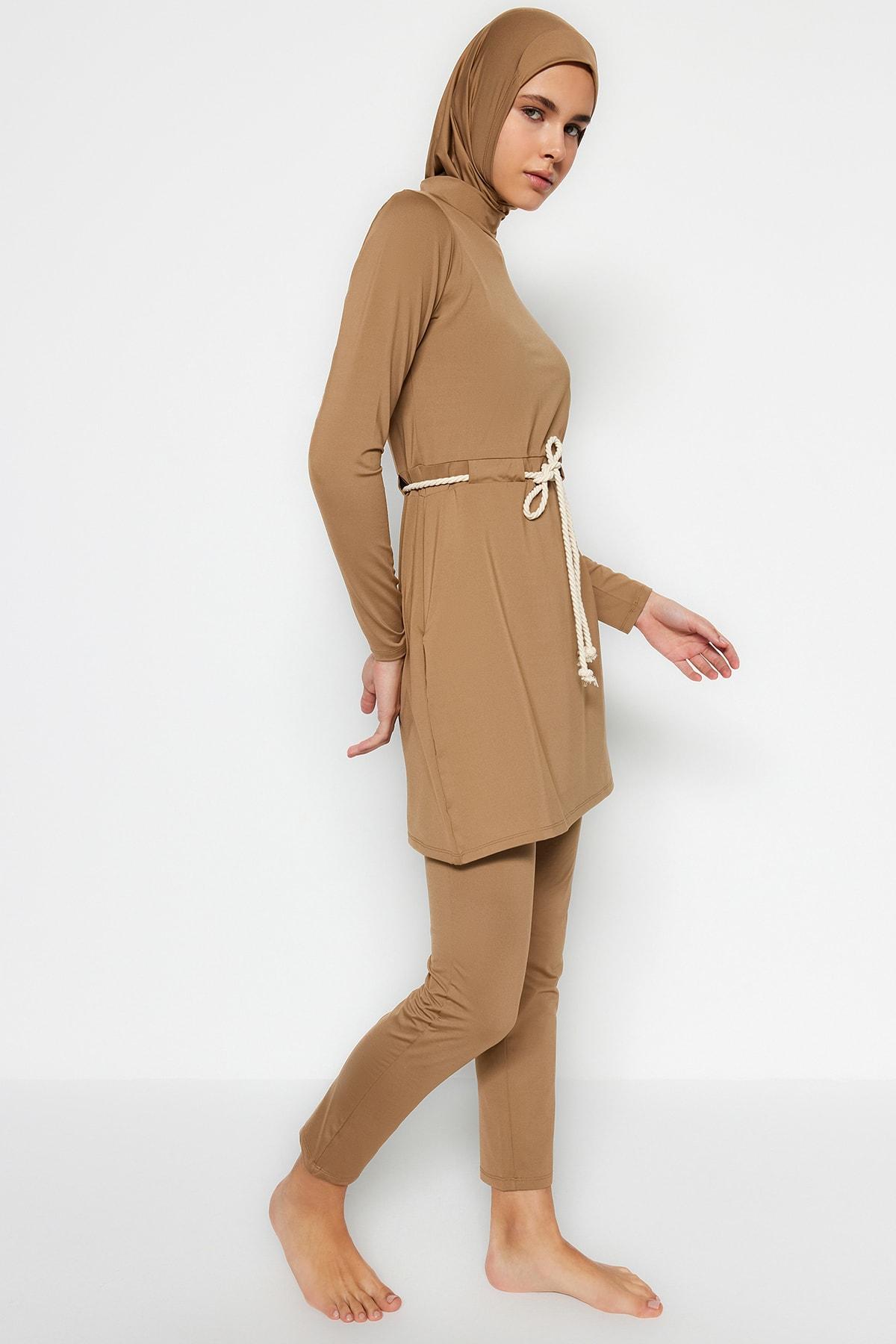 Женский новый сезон, хиджаб, купальник из норки с поясом, полностью покрытый вязаный купальник из лайкры, комплект из 4 предметов
Женский новый сезон, хиджаб, купальник из норки с поясом, полностью покрытый вязаный купальник из лайкры, комплект из 4 предметов