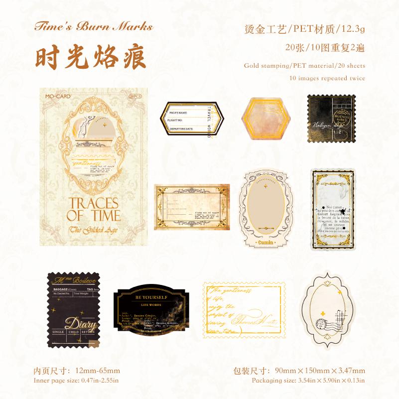 20pcs/pack Gold Foil PET Sticker Pack, The Gilded Age Vintage Decorative Stickers, Aesthetic Journal & Guu Mi DIY Craft Supplies
20pcs/pack Gold Foil PET Sticker Pack, The Gilded Age Vintage Decorative Stickers, Aesthetic Journal & Guu Mi DIY Craft Supplies