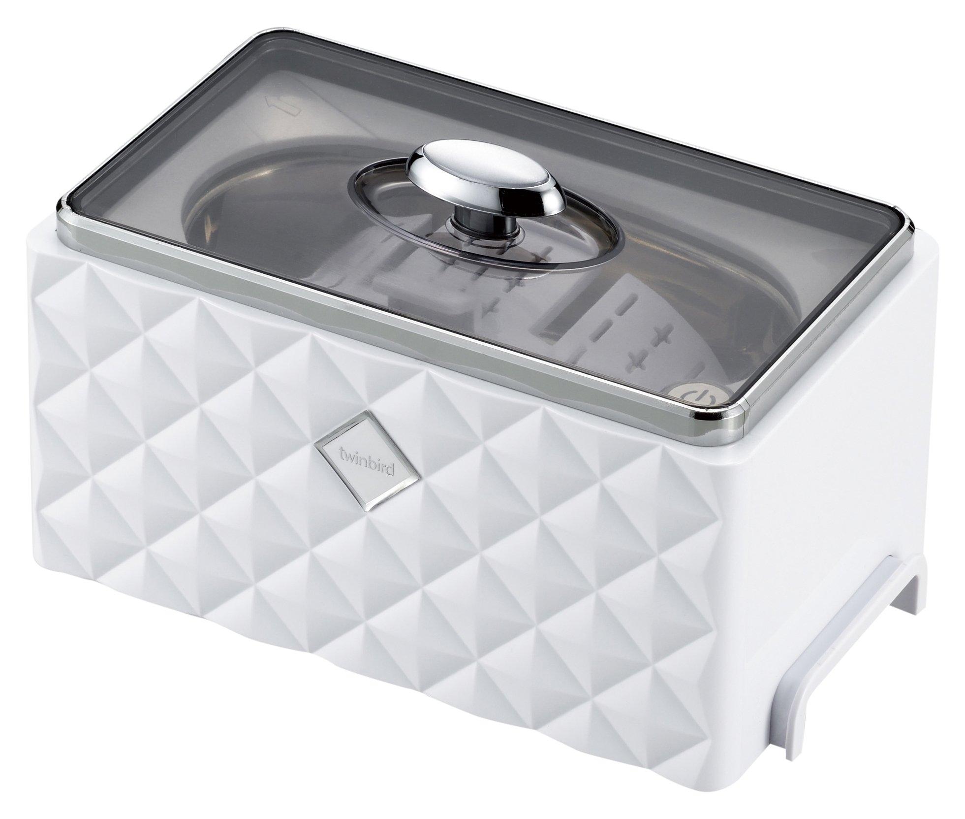 TWINBIRD Ultrasonic 450ml with Accessory for Cleaning and Plastic Cleaner, Capacity, Holder, Glasses, Watches, Rings, Dentures, Models, Compact, белый
TWINBIRD Ultrasonic 450ml with Accessory for Cleaning and Plastic Cleaner, Capacity, Holder, Glasses, Watches, Rings, Dentures, Models, Compact, белый