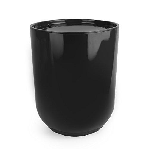 Umbra Step Can With Lid, Маленький мусорный бак/корзина для мусора (1,7 галлона), Меламиновые прочные аксессуары для ванной комнаты, белое глянцевое мусорное ведро, черная отделка
Umbra Step Can With Lid, Маленький мусорный бак/корзина для мусора (1,7 галлона), Меламиновые прочные аксессуары для ванной комнаты, белое глянцевое мусорное ведро, черная отделка