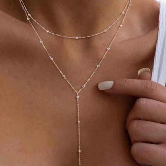 Ladies Lariat Necklace Women Y-Shaped Pendant Necklace Beaded Chain Drop Necklace Hypoallergenic Jewelry Gift for Her
Ladies Lariat Necklace Women Y-Shaped Pendant Necklace Beaded Chain Drop Necklace Hypoallergenic Jewelry Gift for Her