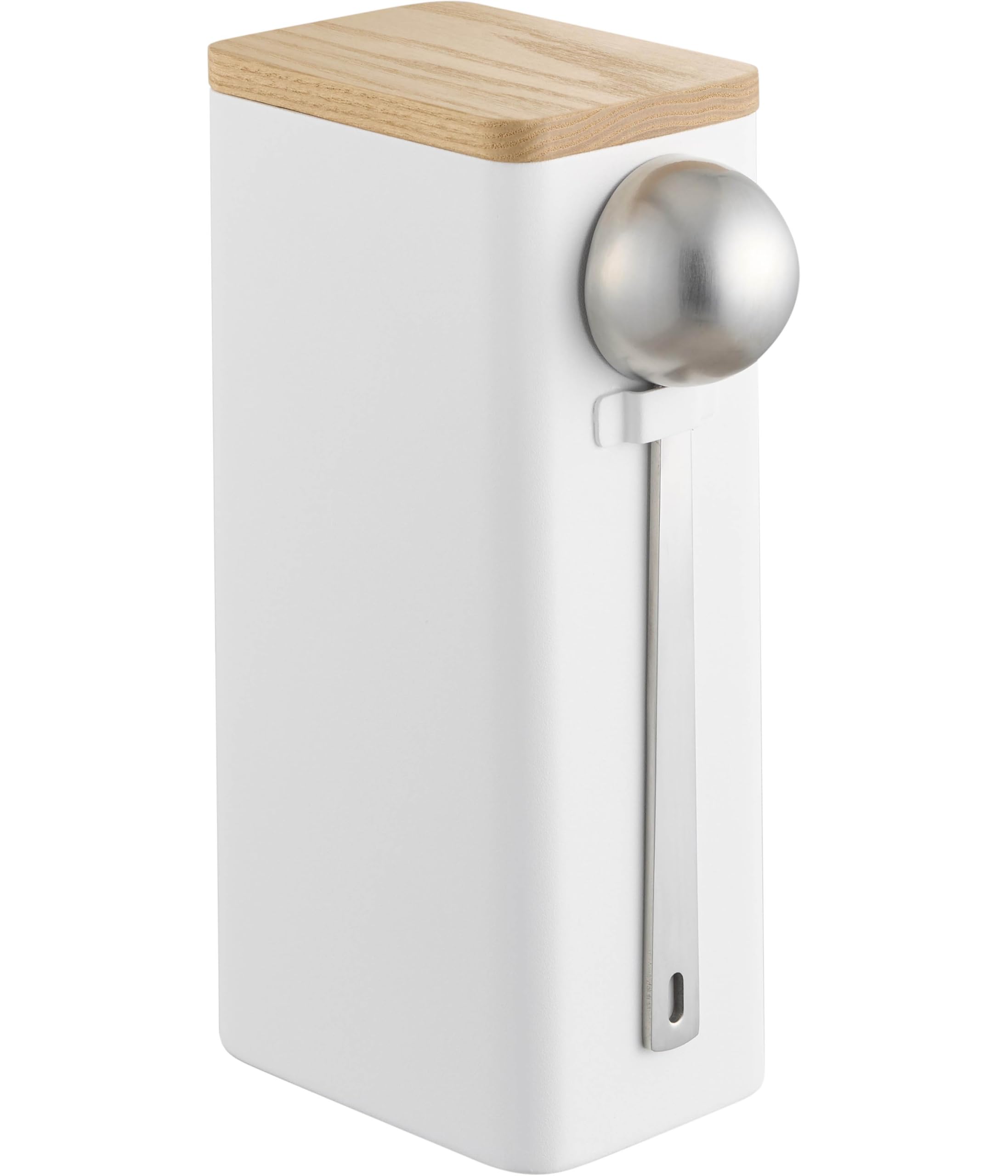 Yamazaki Tower Coffee Bean Storage Case with Spoon, White, 12.7cm W x 7.1cm D x 21cm H (including stainless steel spoon), Airtight, Light-Proof Storag
Yamazaki Tower Coffee Bean Storage Case with Spoon, White, 12.7cm W x 7.1cm D x 21cm H (including stainless steel spoon), Airtight, Light-Proof Storag