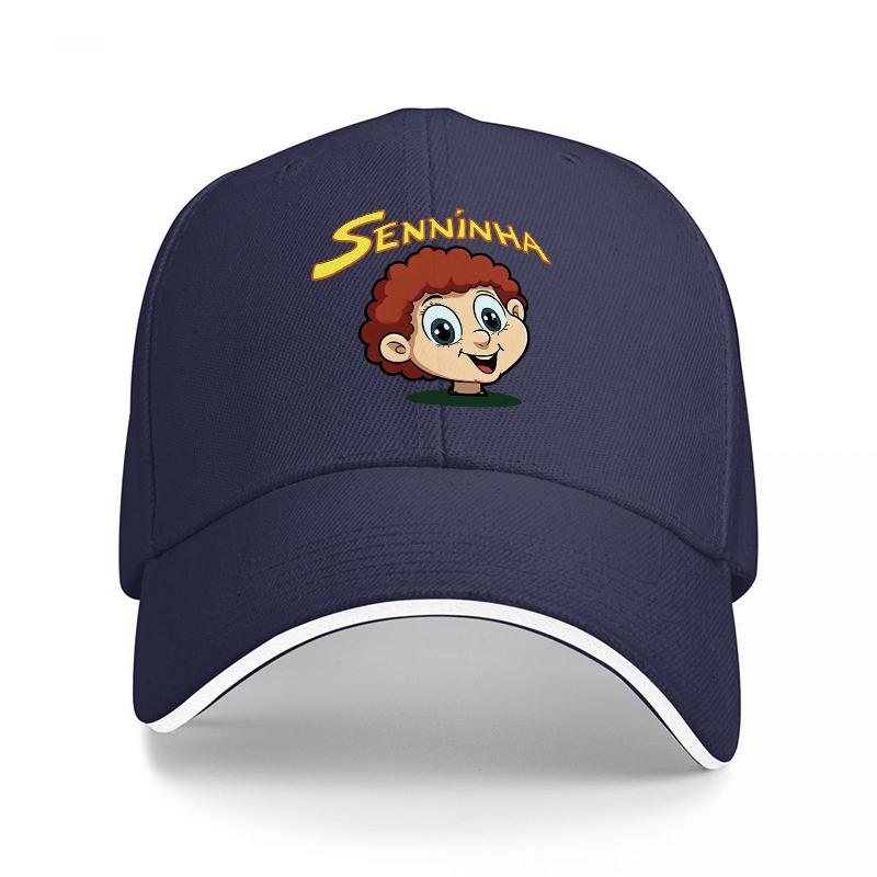 Senninha Cartoon Character Baseball Cap Black with Yellow Text and Red Hair Design for Adults and Fans of Classic Animation Adjustable
Senninha Cartoon Character Baseball Cap Black with Yellow Text and Red Hair Design for Adults and Fans of Classic Animation Adjustable