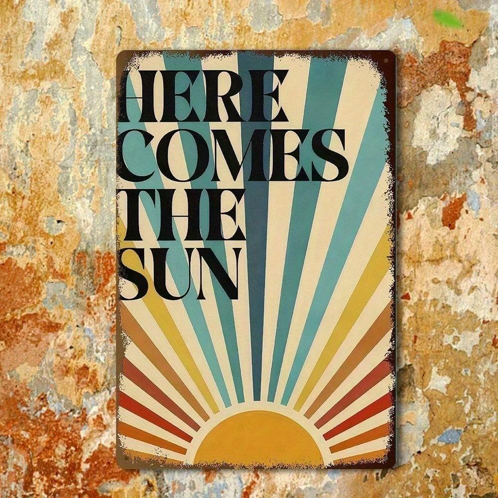 Vintage Sun Metal Wall Art, Retro Decor for Living Room
Vintage Sun Metal Wall Art, Retro Decor for Living Room