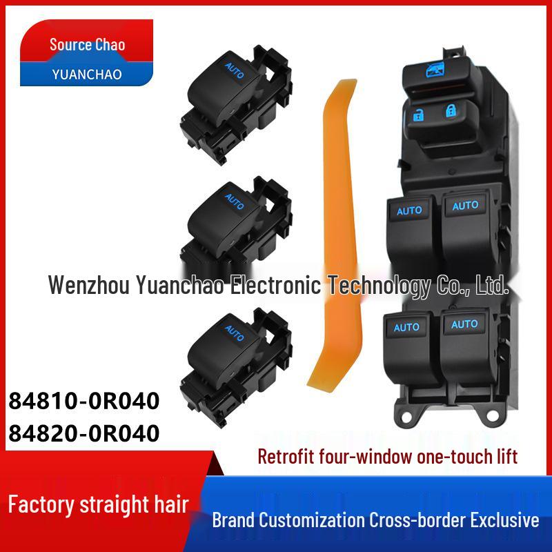 Modified Power Window Switch for Toyota Tundra 84820-0R040 with Lights 84810-0R040 Electric
Modified Power Window Switch for Toyota Tundra 84820-0R040 with Lights 84810-0R040 Electric