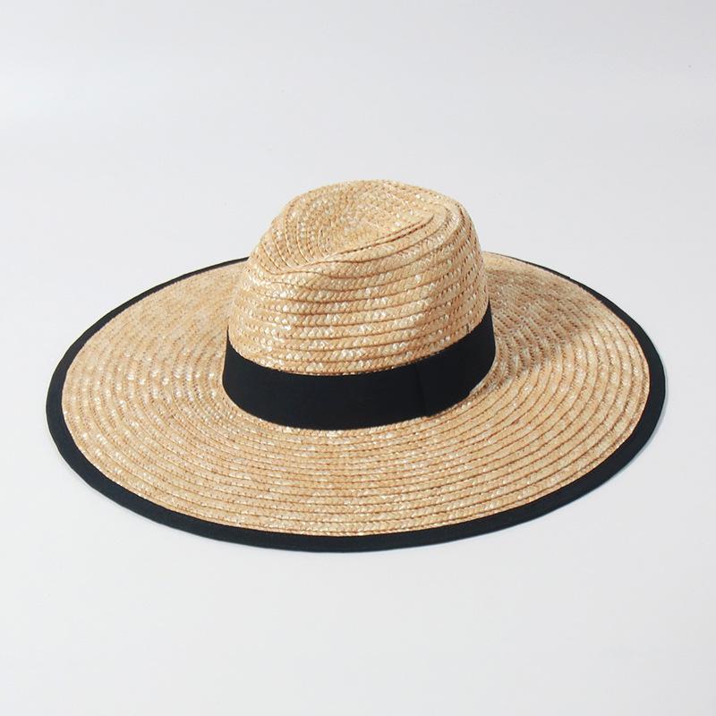 Panama Straw Hat for Women Summer Hat Wide Brim Sun Hat Ribbon Band Beach Hat Holiday outdoor Surfing Hat чорний
Panama Straw Hat for Women Summer Hat Wide Brim Sun Hat Ribbon Band Beach Hat Holiday outdoor Surfing Hat чорний