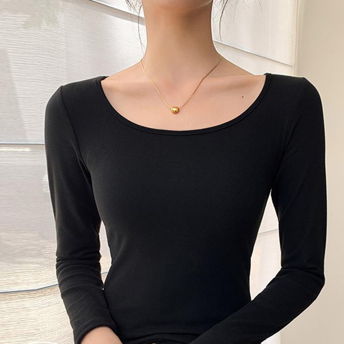 Ladies Spring Autumn Long Sleeve Crew Neck Solid Color Bodycon T Shirt Top with Chest Pad XL
Ladies Spring Autumn Long Sleeve Crew Neck Solid Color Bodycon T Shirt Top with Chest Pad XL