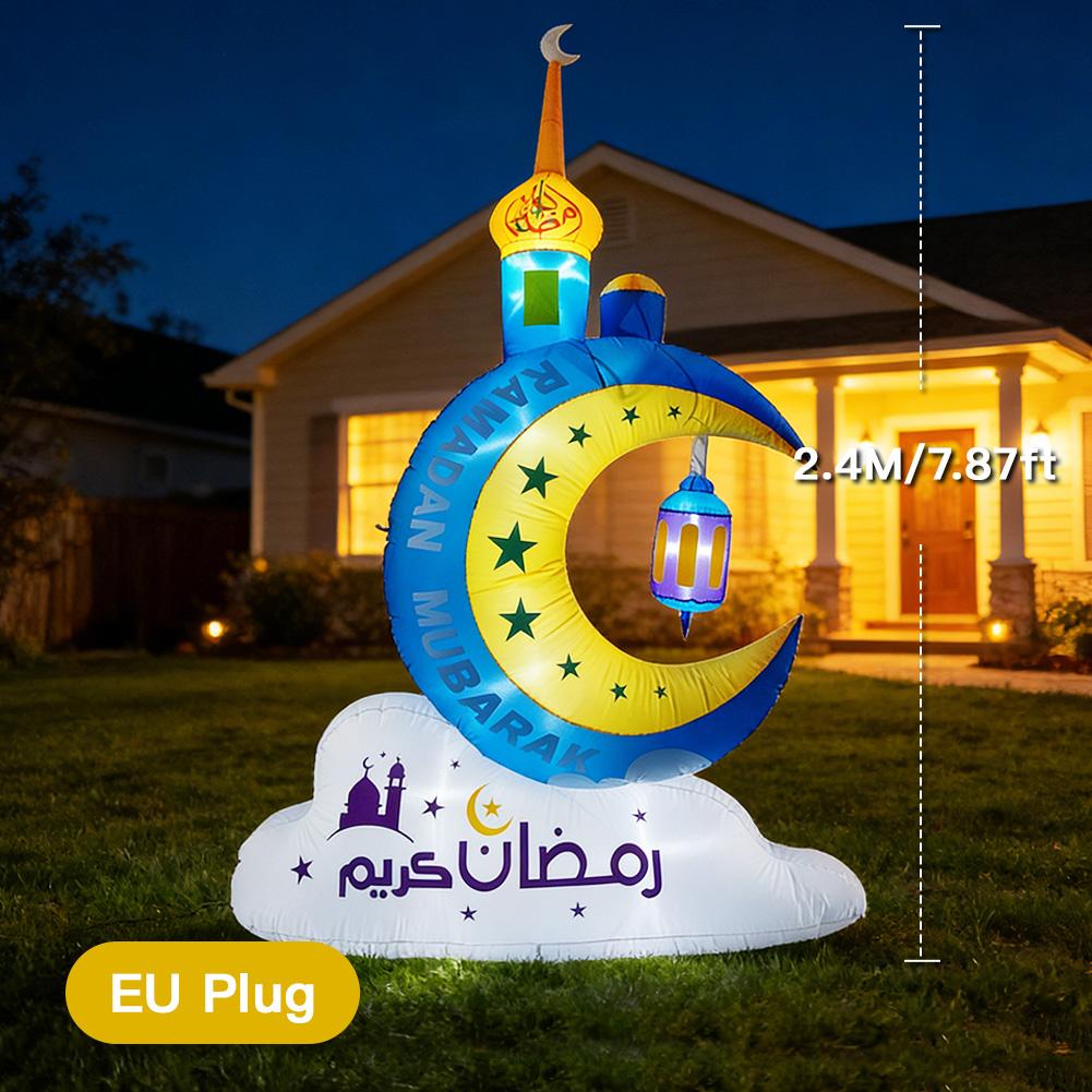 LED Waterproof Ramadan Light Eid Celebrations Garden Decor 1.8/2.4/3.1M Moon/Castle/Camel Figure DIY Ramadan Inflatable Decor
LED Waterproof Ramadan Light Eid Celebrations Garden Decor 1.8/2.4/3.1M Moon/Castle/Camel Figure DIY Ramadan Inflatable Decor