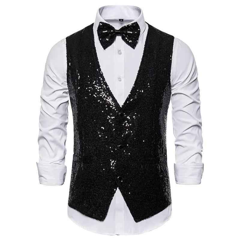Men s Fashionable Stage Performance Gown Sequins Suit Vest for Hosting Dance Shows Photoshoots M чорний
Men s Fashionable Stage Performance Gown Sequins Suit Vest for Hosting Dance Shows Photoshoots M чорний