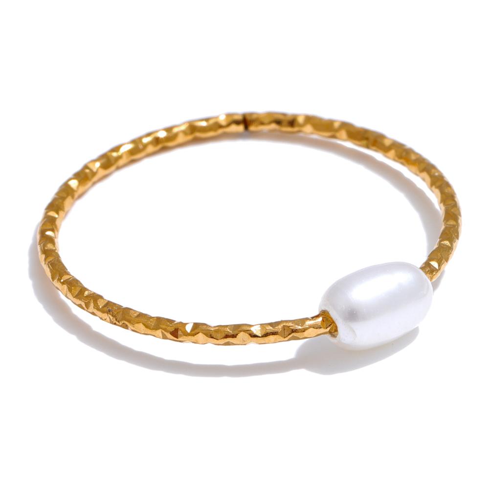 Yhpup Trendy Stainless Steel Natural Pearl Thin Finger Ring for Women Summer Versatile Daily Jewelry Accessories Gift 6
Yhpup Trendy Stainless Steel Natural Pearl Thin Finger Ring for Women Summer Versatile Daily Jewelry Accessories Gift 6