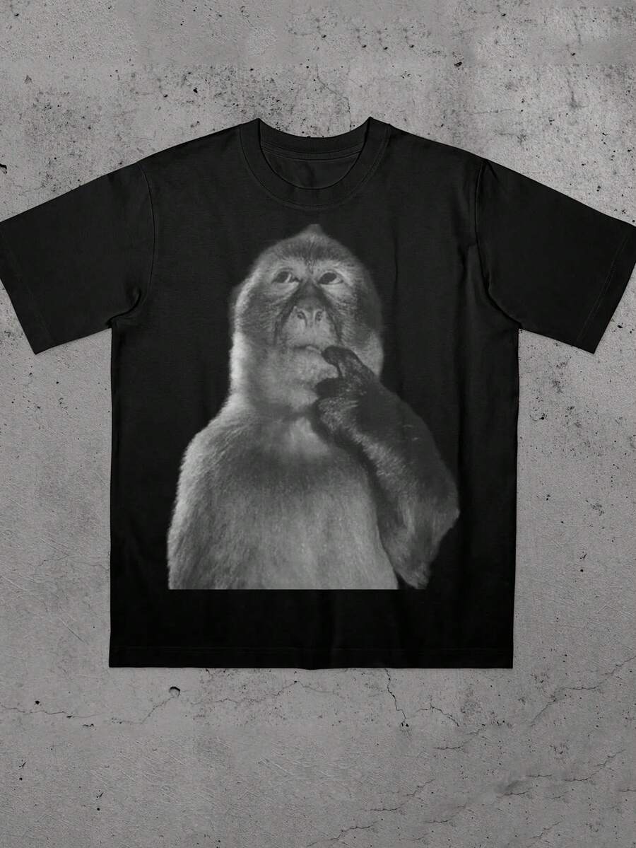 Women s Casual Monkey Print Round Neck Short Sleeve T-Shirt, Versatile For Commuting And Outings S разноцветный
Women s Casual Monkey Print Round Neck Short Sleeve T-Shirt, Versatile For Commuting And Outings S разноцветный