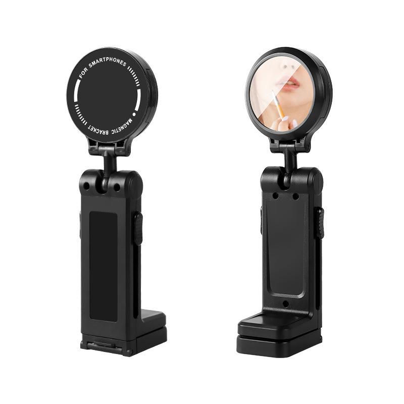 Portable Foldable Travel Phone Holder with Magnetic Clip and Mirror for Airplane and Train Tables
Portable Foldable Travel Phone Holder with Magnetic Clip and Mirror for Airplane and Train Tables