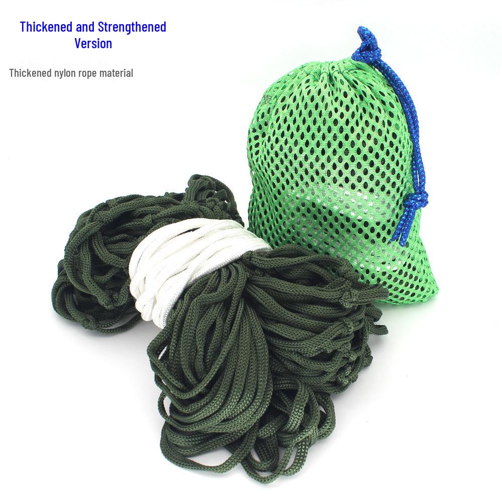 Прочный летний сетчатый гамак из нейлона для улицы/дома