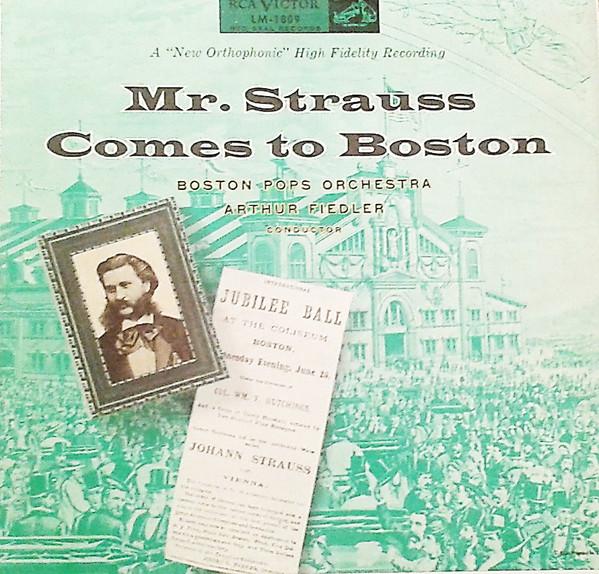 LP Record JOHANN STRAUSS JR., BOSTON POPS ORC - Mr. Strauss Comes To Boston LM1809 RCA Victor Red 1955 US Classical Used
LP Record JOHANN STRAUSS JR., BOSTON POPS ORC - Mr. Strauss Comes To Boston LM1809 RCA Victor Red 1955 US Classical Used