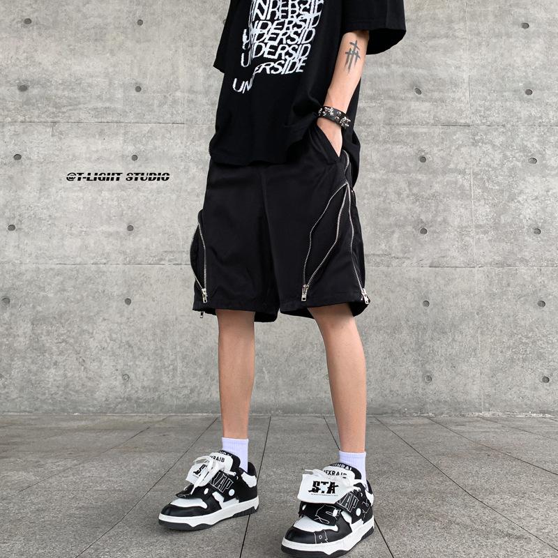 Мужские шорты карго свободного кроя с застежкой-молнией - американский вайб, летний стиль ветровки Large чёрный
Мужские шорты карго свободного кроя с застежкой-молнией - американский вайб, летний стиль ветровки Large чёрный