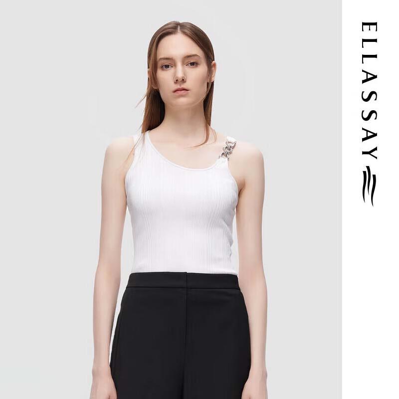 ELLASSAY Women s Metal Buckle Sleeveless Knit Vest Top L
ELLASSAY Women s Metal Buckle Sleeveless Knit Vest Top L
