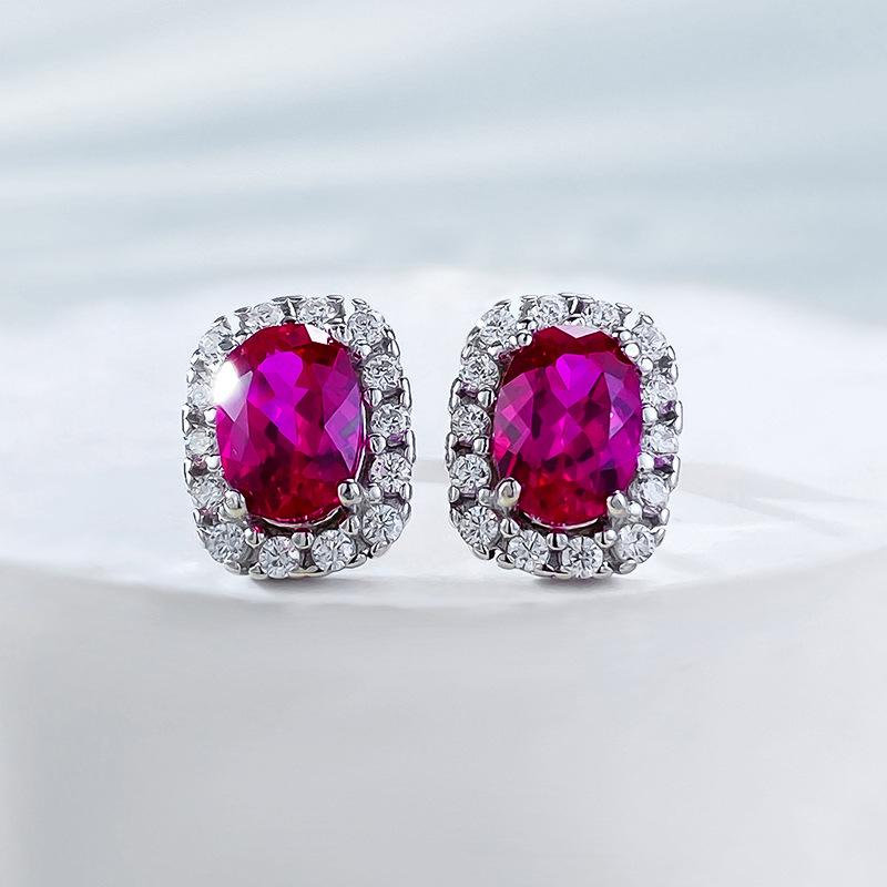 S925 Silver Simulated Ruby Stud Earrings: Versatile Women s Fresh Style Jewelry S925 Silver
S925 Silver Simulated Ruby Stud Earrings: Versatile Women s Fresh Style Jewelry S925 Silver