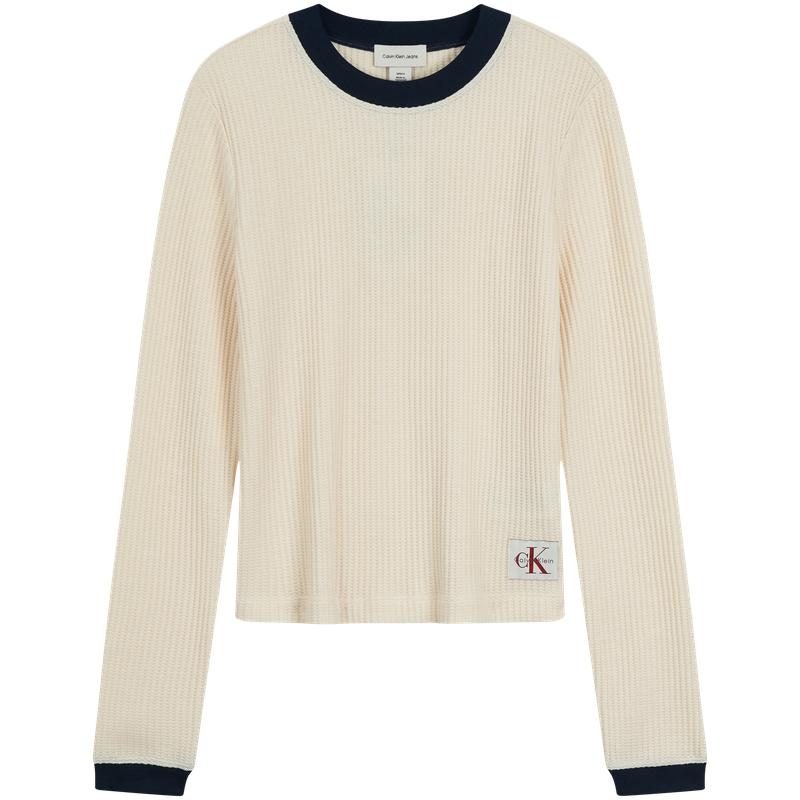 Calvin Klein Женская футболка с вафельной текстурой, цветными блоками, круглым вырезом и длинным рукавом 47D225G L
Calvin Klein Женская футболка с вафельной текстурой, цветными блоками, круглым вырезом и длинным рукавом 47D225G L