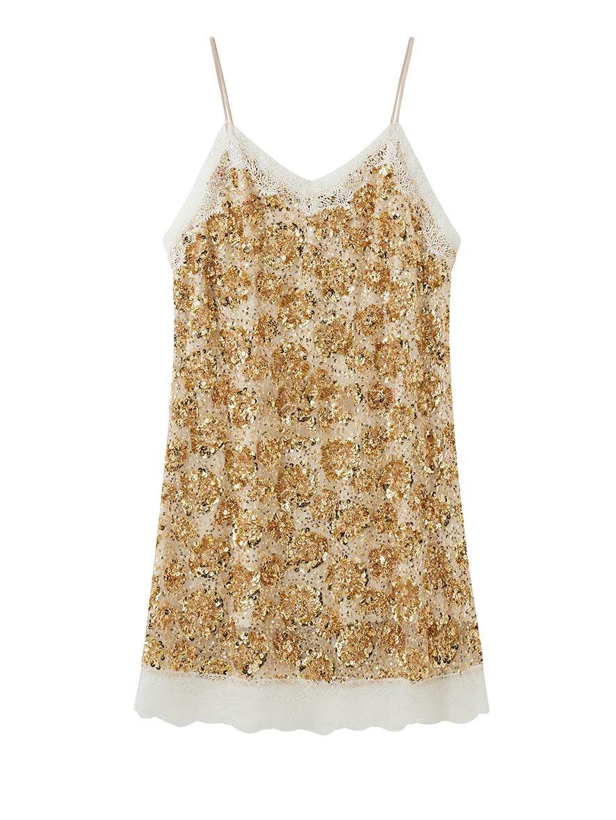 Heavy Lace Camisole Mini Skirt - Early Spring Collection Medium золотий
Heavy Lace Camisole Mini Skirt - Early Spring Collection Medium золотий