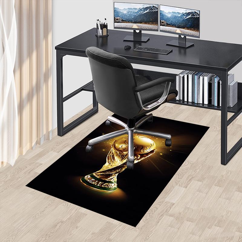 FIFA World Cup Trophy Chair Mat Office Carpet, Large Rug for Home Decor, Gift Idea for Soccer Fans, Suitable for Bedroom, Living Room 60cm by 90cm
FIFA World Cup Trophy Chair Mat Office Carpet, Large Rug for Home Decor, Gift Idea for Soccer Fans, Suitable for Bedroom, Living Room 60cm by 90cm