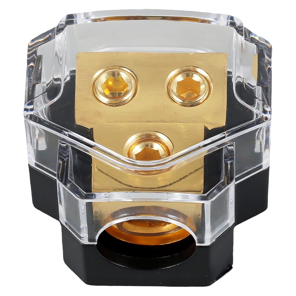 2-канальный автомобильный распределительный блок питания, разветвитель провода питания автомобильной аудиосистемы, соединительный блок распределителя с калибром 0/2/4 на входе и калибром 4/6/8 на выходе жёлтый
2-канальный автомобильный распределительный блок питания, разветвитель провода питания автомобильной аудиосистемы, соединительный блок распределителя с калибром 0/2/4 на входе и калибром 4/6/8 на выходе жёлтый