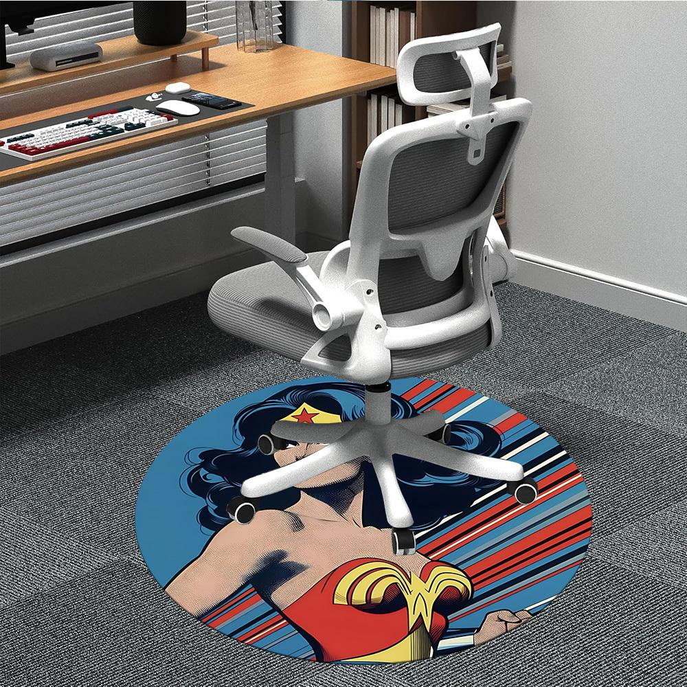 1pc Wonder Woman, Superhero Chair Carpet for Office Non-Slip, Indoor Non-Slip Washable Carpet, Non-Shedding Mat For Office yy251030045 80cm by 80cm
1pc Wonder Woman, Superhero Chair Carpet for Office Non-Slip, Indoor Non-Slip Washable Carpet, Non-Shedding Mat For Office yy251030045 80cm by 80cm