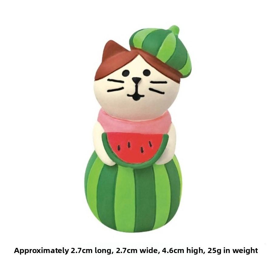 Watermelon Cat Resin Figurine Summer Cool Decor For Home Office Shelf Display Watermelon Fairy
Watermelon Cat Resin Figurine Summer Cool Decor For Home Office Shelf Display Watermelon Fairy