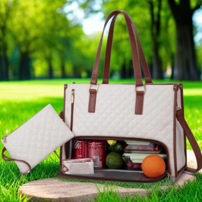 2-in-1 Insulated Lunch & Laptop Shoulder Bag for Office & Students – Lightweight, Large Capacity, Handbag 42CM x 18CM x 32CM
2-in-1 Insulated Lunch & Laptop Shoulder Bag for Office & Students – Lightweight, Large Capacity, Handbag 42CM x 18CM x 32CM