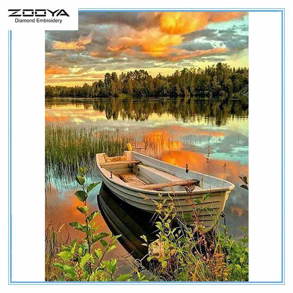 ZOOYA DIY 5D Алмазная картина Вышивка Полный дрель Алмазная мозаика Пейзаж Вышивка крестом Домашний декор
ZOOYA DIY 5D Алмазная картина Вышивка Полный дрель Алмазная мозаика Пейзаж Вышивка крестом Домашний декор