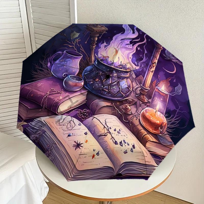 1pc Witchcraft Spellbook Umbrella with Plastic Handle,Suitable for All Seasons Home Travel Outdoor UmbrellaDD386
1pc Witchcraft Spellbook Umbrella with Plastic Handle,Suitable for All Seasons Home Travel Outdoor UmbrellaDD386