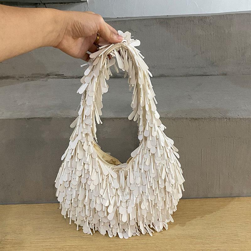 Handmade Beading New Chinese Style Socialite Luxury European American High-end Feel Niche Design Elegant Woven Pink Underarm Bag белый
Handmade Beading New Chinese Style Socialite Luxury European American High-end Feel Niche Design Elegant Woven Pink Underarm Bag белый