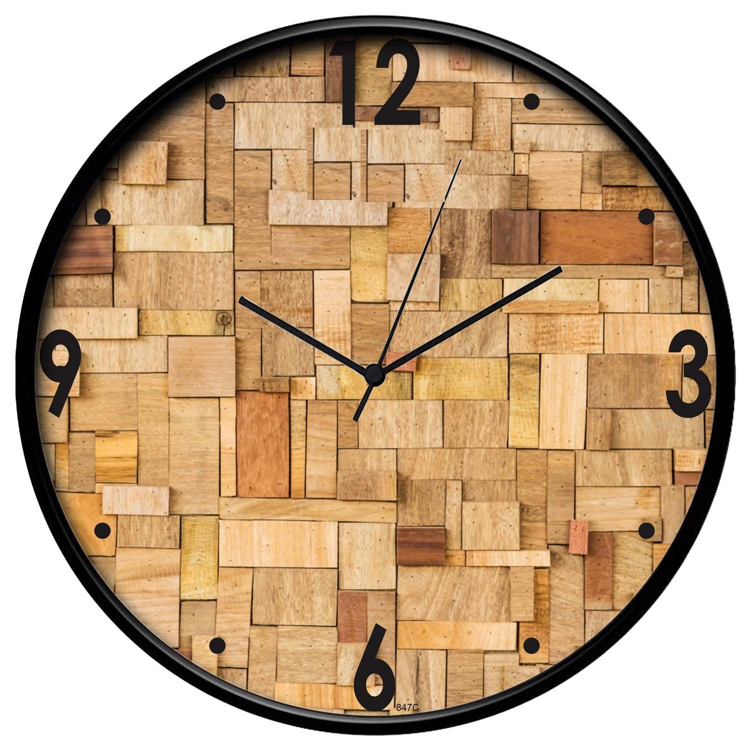 12-дюймовые дизайнерские пластиковые аналоговые круглые настенные часы для дома, кухни, гостиной, спальни, офиса (30 см х 30 см х 6 см) 
12-дюймовые дизайнерские пластиковые аналоговые круглые настенные часы для дома, кухни, гостиной, спальни, офиса (30 см х 30 см х 6 см)