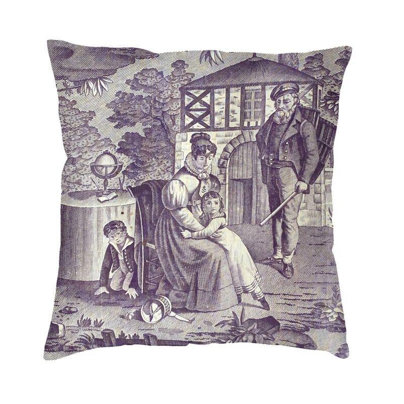 Французская наволочка Toile De Jouy Blue Throw 50 * 50 см Декоративная традиционная французская художественная подушка Мягкий чехол для подушки Dakimakura
Французская наволочка Toile De Jouy Blue Throw 50 * 50 см Декоративная традиционная французская художественная подушка Мягкий чехол для подушки Dakimakura