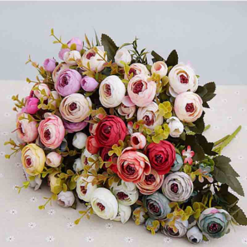 10 head / 1pcs silk tea rose handmade diy wedding Christmas home decoration ornaments photography set artificial flowers
10 head / 1pcs silk tea rose handmade diy wedding Christmas home decoration ornaments photography set artificial flowers