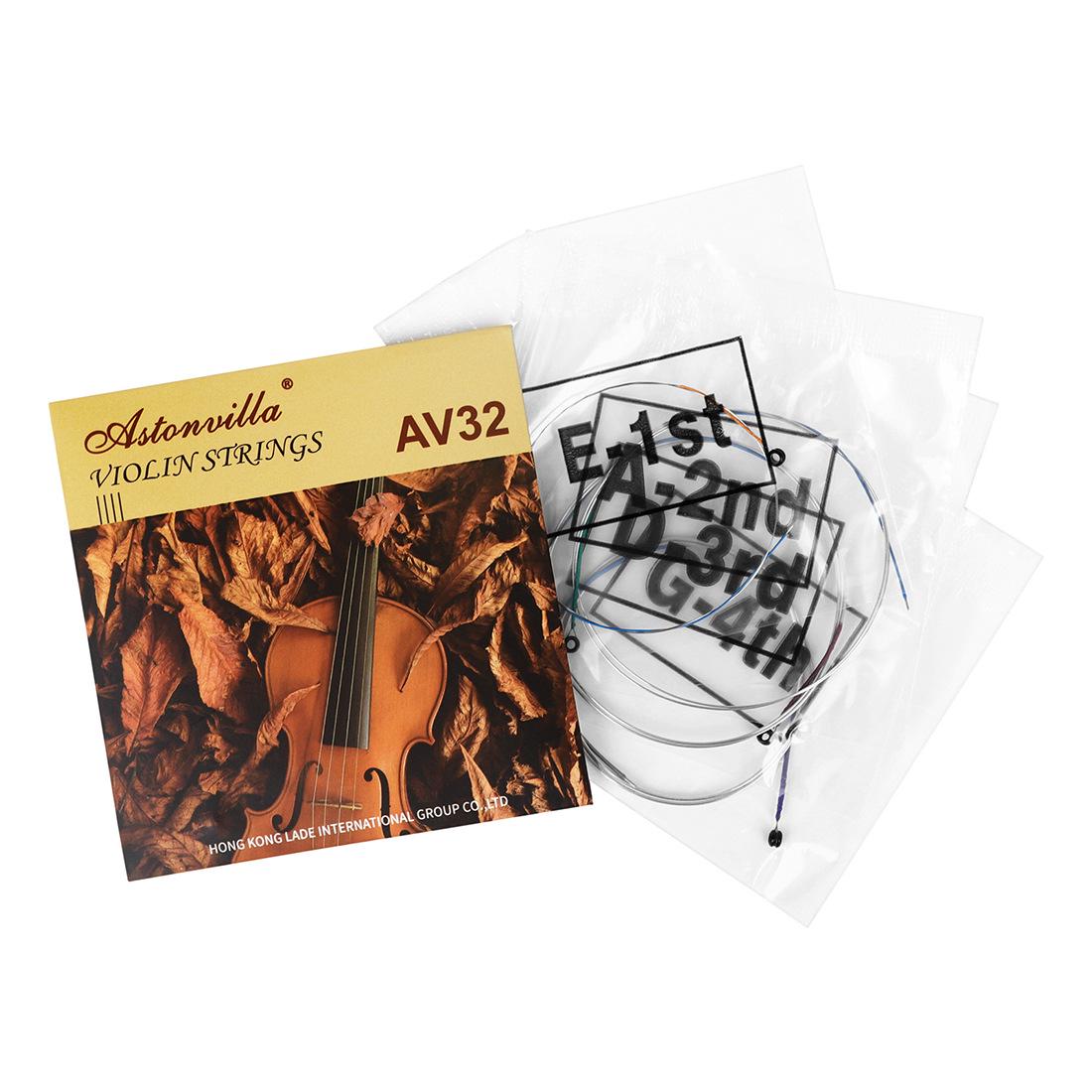 Astonvilla AV32 Violin Strings: Aluminum-Magnesium Set for Beginner Practice 1 Set
Astonvilla AV32 Violin Strings: Aluminum-Magnesium Set for Beginner Practice 1 Set