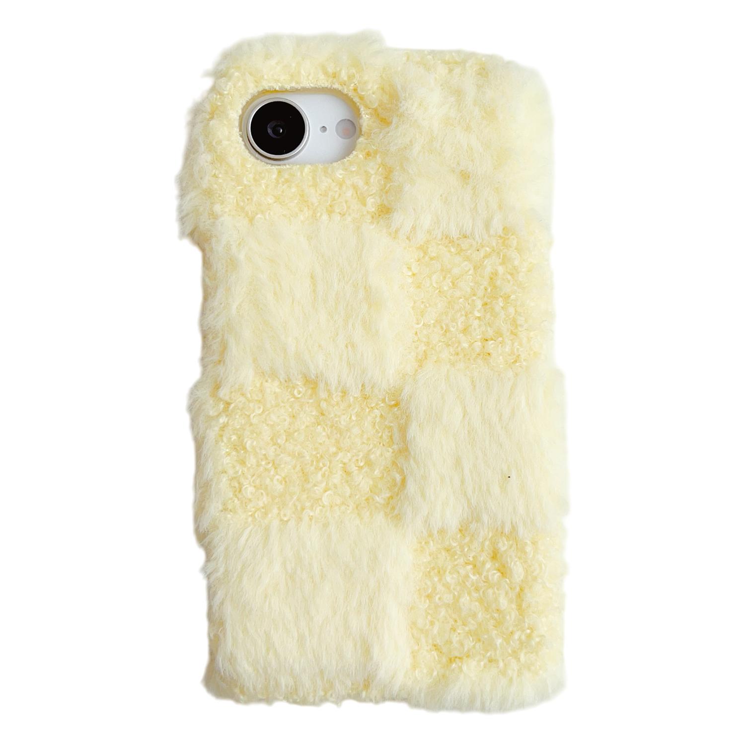 For iPhone 16e Fluffy Case Checkered/Floral Pattern Winter Plush Inner TPU Phone Cover Yellow
For iPhone 16e Fluffy Case Checkered/Floral Pattern Winter Plush Inner TPU Phone Cover Yellow
