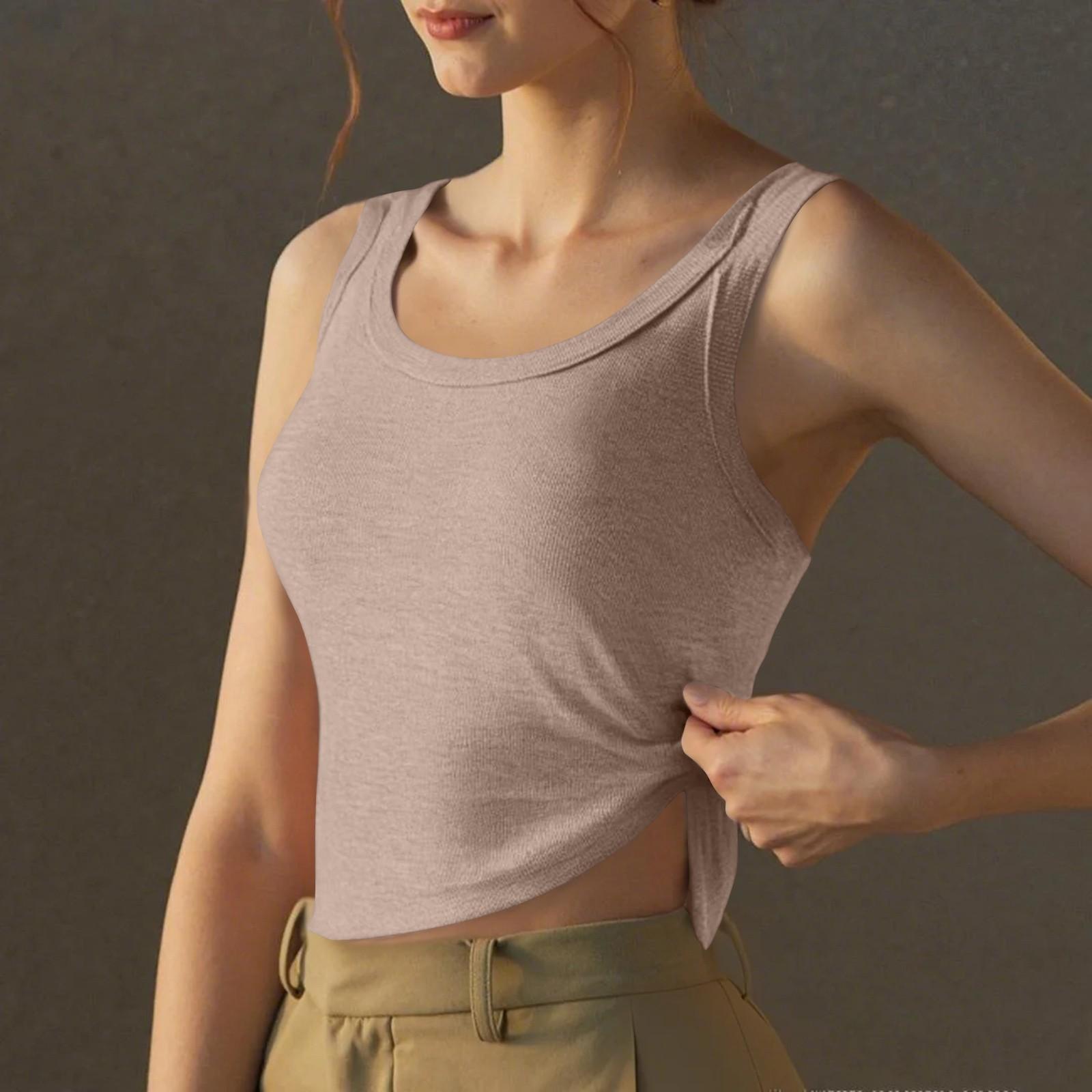 Женская майка-бюстгальтер с чашечками, женский однотонный бюстгальтер, внутренний слой, внешний слой, базовая рубашка M хаки
Женская майка-бюстгальтер с чашечками, женский однотонный бюстгальтер, внутренний слой, внешний слой, базовая рубашка M хаки