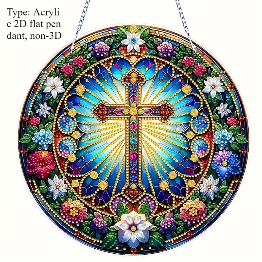 2D плоская акриловая подвеска в виде диска Holy Cross, подарки для украшения дома, праздничные подарки ручной работы, подарки на день друзей и семьи A53
2D плоская акриловая подвеска в виде диска Holy Cross, подарки для украшения дома, праздничные подарки ручной работы, подарки на день друзей и семьи A53